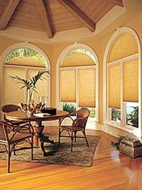 Arched Cellular Honeycomb Shades