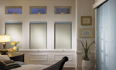 Sliding Panels and Roller Shades